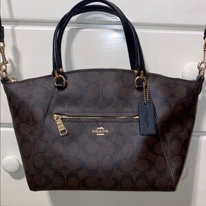 Coach Brown Signature Tote Bag